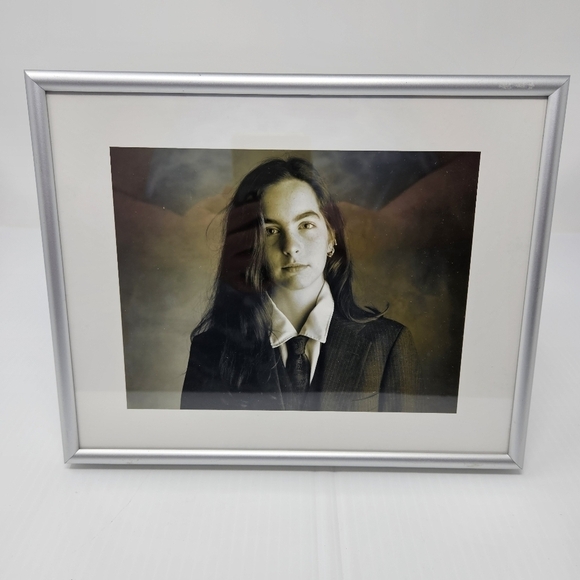 Framed Black & White Photograph Portrait Contemporary Framed Art Gallery Wall - Picture 1 of 5